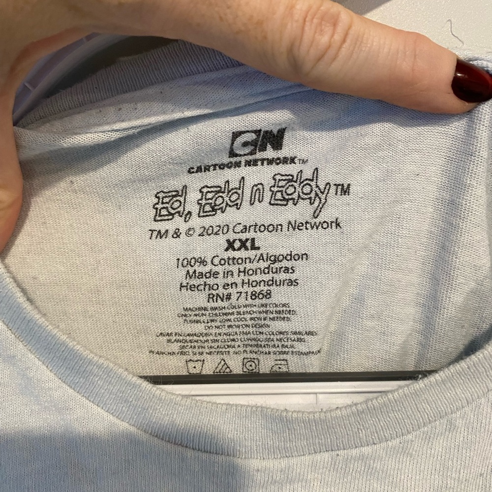 Nostalgic! Cartoon Network Ed, Edd n Eddy T-Shirt - Light Gray XXL - Picture 2 of 3
